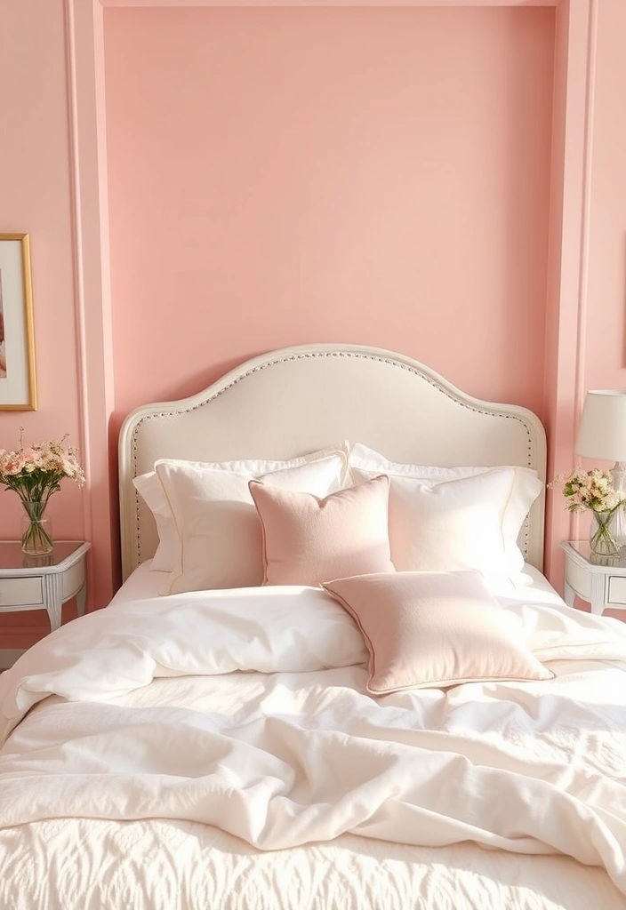 22 Romantic Bedroom Paint Colors That'll Make You Fall in Love Again! - 1. Blush Pink - A Soft Embrace