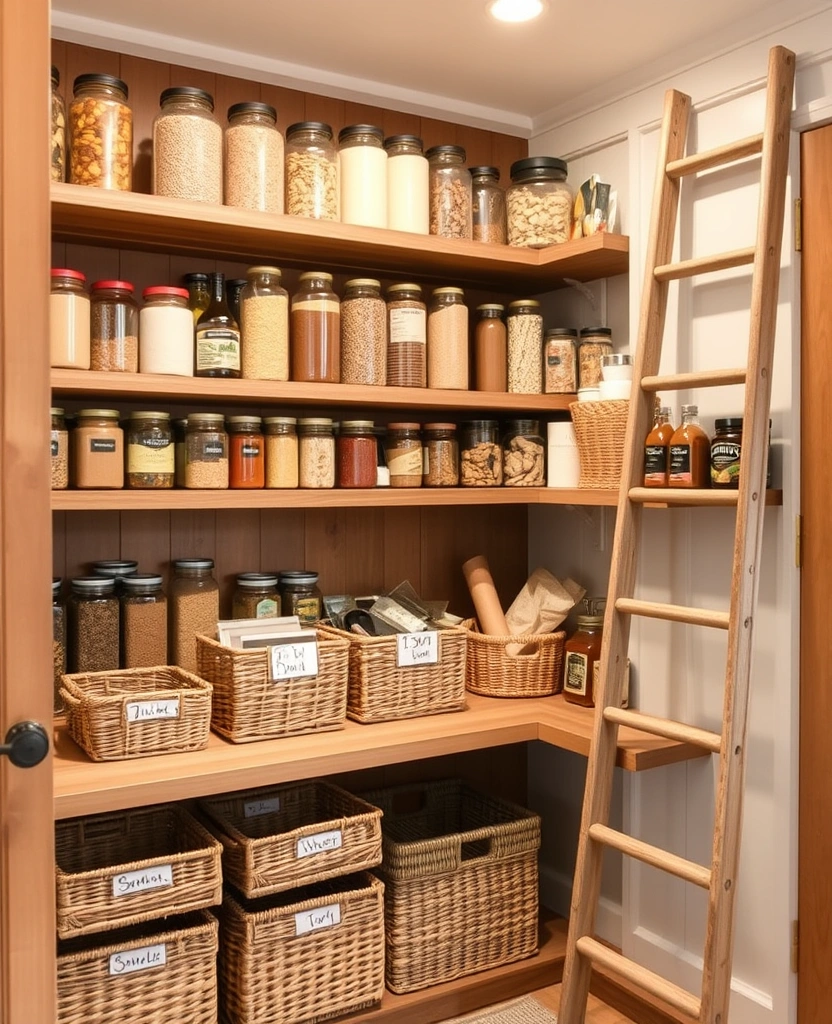 18 Stunning Modern Farmhouse Kitchen Ideas That'll Transform Your Space! - 16. Farmhouse-Inspired Pantry