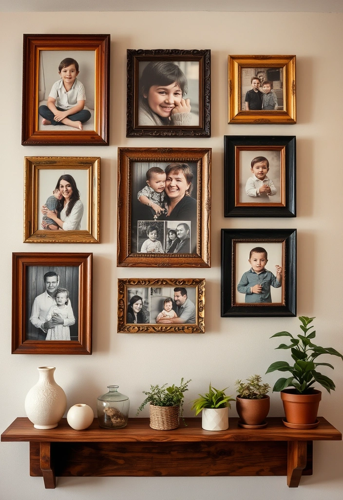 22 Cottagecore Decor Ideas That'll Make Your Home Feel Like a Fairytale! - 21. Personalized Family Photos