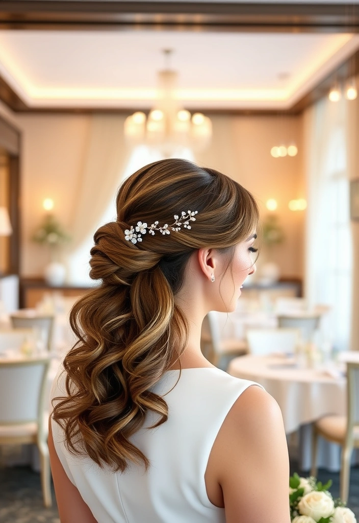 22 Stunning Hairstyles for Bridesmaids That Will Steal the Show! - 17. Knotted Half-Up