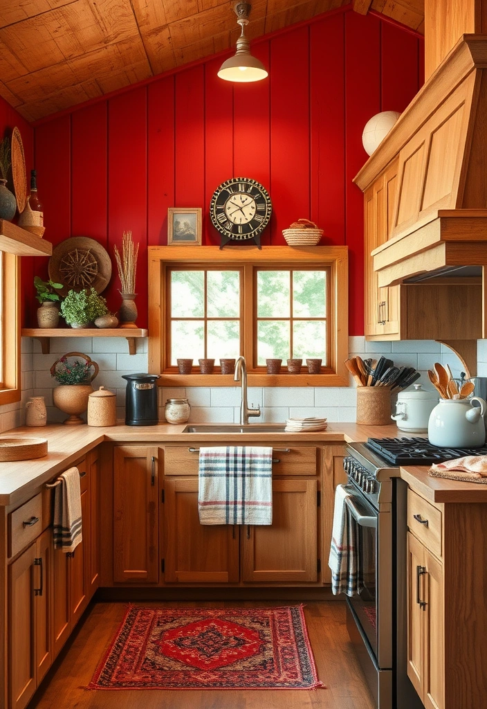 27 Stunning Paint Colors for Your Whole House That You’ll Absolutely Love! - 20. Rustic Barn Red