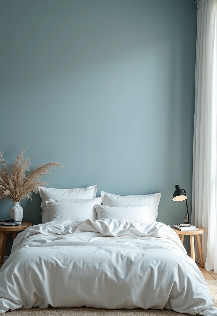 25 Earth Tone Paint Colors for Your Bedroom That Will Transform Your Space Instantly! - 18. Dusty Blue: Whisper of Calm