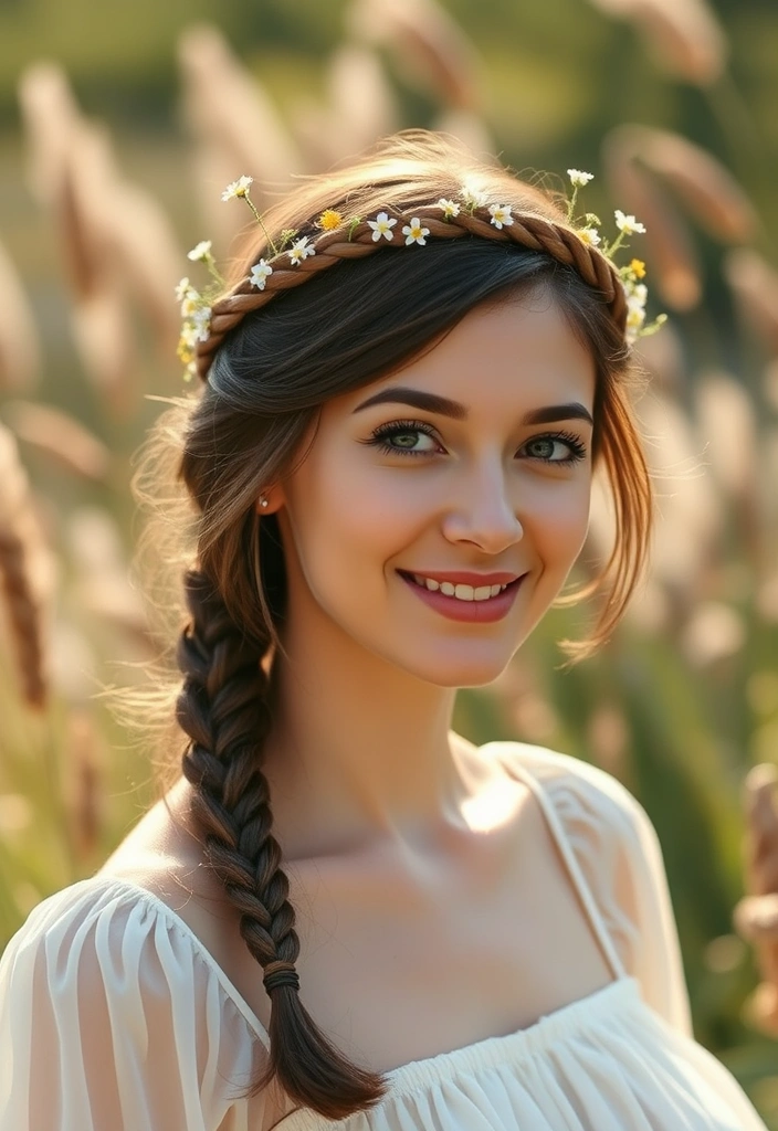 22 Stunning Short Hair Updos for Every Occasion (You Won't Believe #10!) - 2. Braided Crown