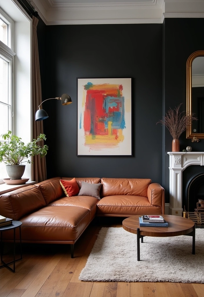 22 Best Paint Colors for Interior Walls That Will Transform Your Space! - 4. Bold Charcoal: Modern Sophistication