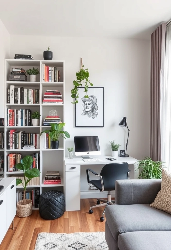 28 Genius Small Apartment Ideas to Maximize Space and Style - 13. Use a Room Divider