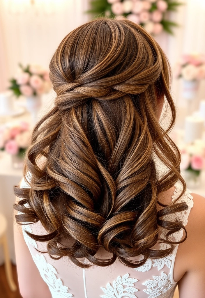 22 Stunning Hairstyles for Bridesmaids That Will Steal the Show! - 20. Soft Bangs with Loose Curls