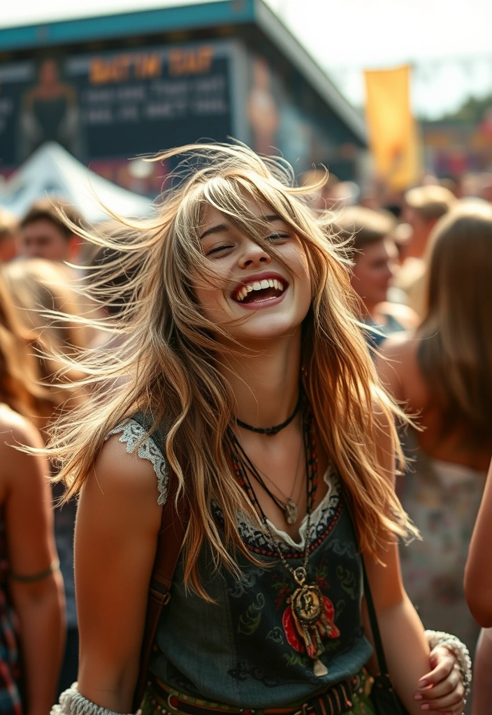 20 Sassy Hairstyles for Coachella That Will Turn Heads (You Won't Believe #12!) - 16. Shaggy Layers