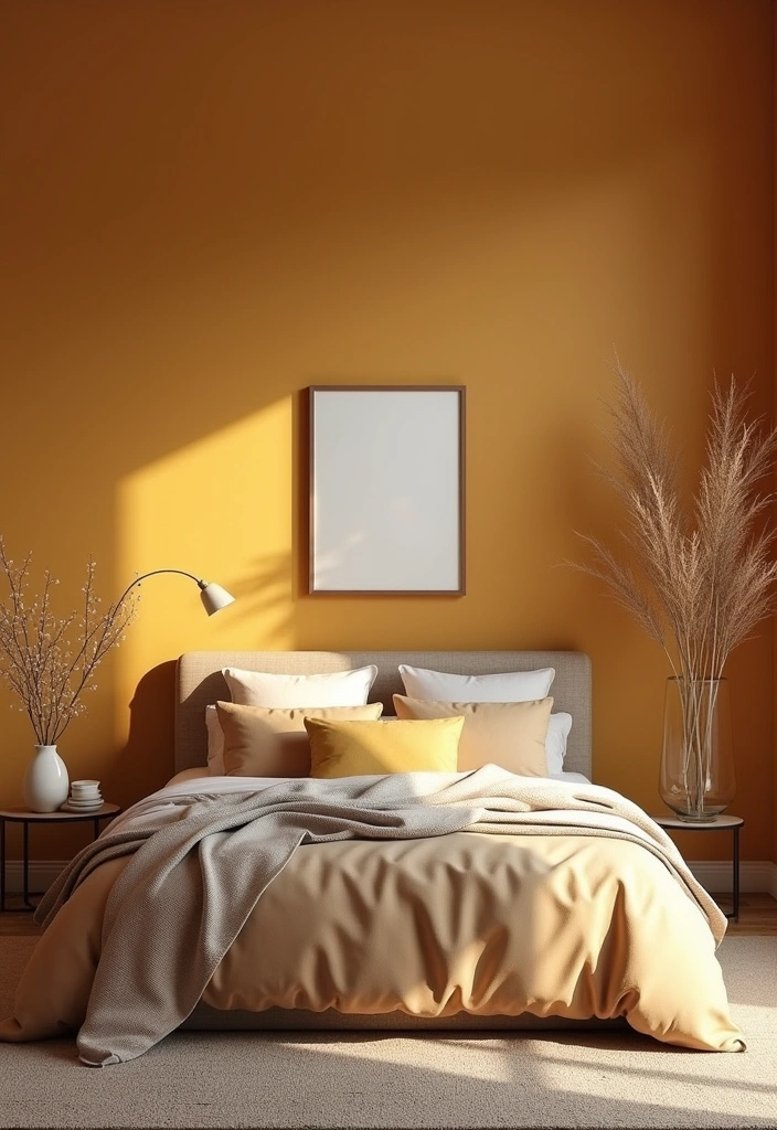 25 Earth Tone Paint Colors for Your Bedroom That Will Transform Your Space Instantly! - 19. Golden Wheat: Warm and Inviting