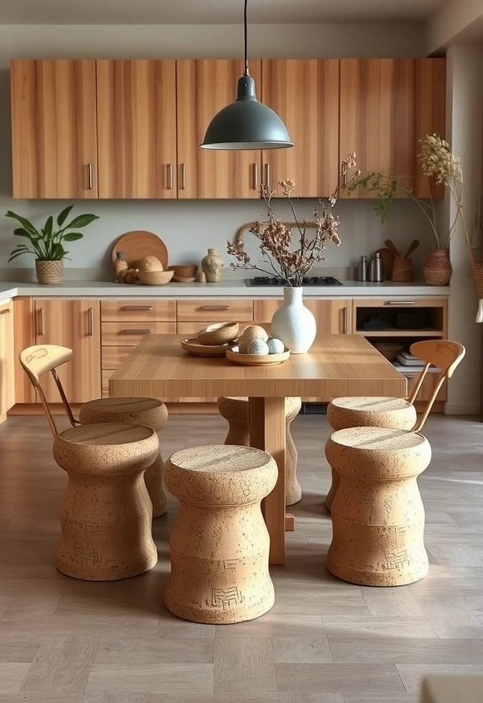 24 Organic Modern Dining Room Ideas That Will Transform Your Space! - 7. Incorporating Natural Materials