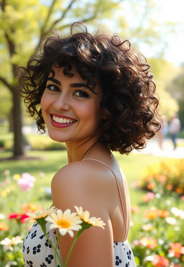 20 Dazzling Textured Haircuts That Will Transform Your Look Instantly! - 4. Curly Lob