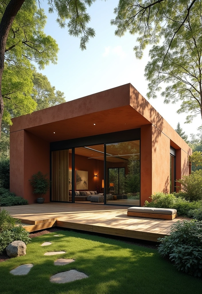 28 Best Paint Colors for a Modern House Exterior That Will Turn Heads! - 6. Warm Terracotta