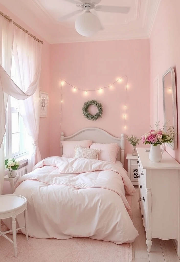 25 Charming Small Bedroom Decor Ideas for Women That Will Transform Your Space! - 8. Embrace Pastel Colors for a Soft Look