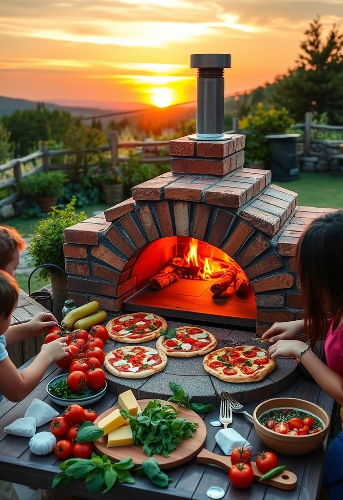 24 Cheap Outdoor Kitchen Ideas That Will Transform Your Backyard into a Culinary Paradise! - 5. DIY Outdoor Pizza Oven