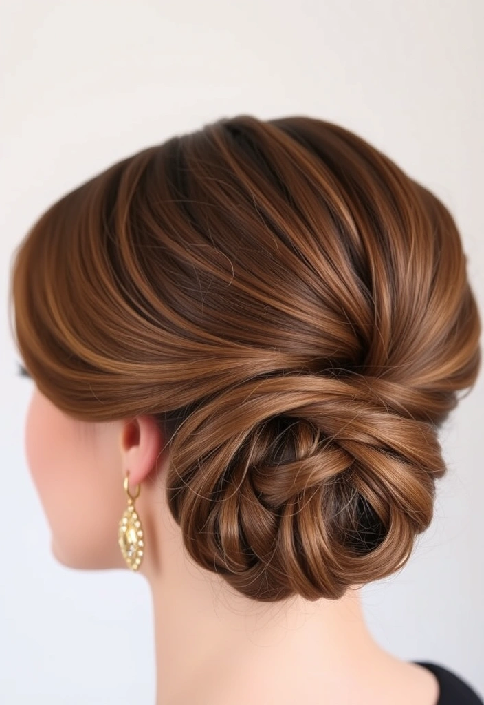 30 Stunning Bun Hairstyles That’ll Make You the Star of Every Event! - 5. Low Tucked Bun