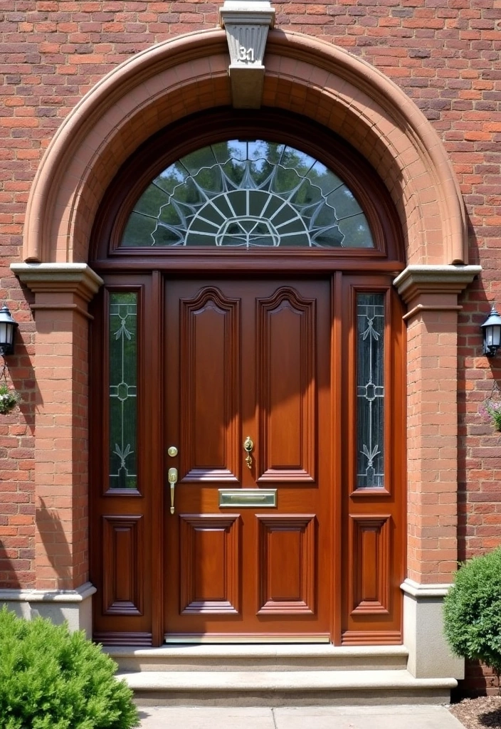 22 Front Door Ideas That Will Make Your Neighbors Jealous (You Won't Believe #12!) - 7. Architectural Flair with Arched Doors