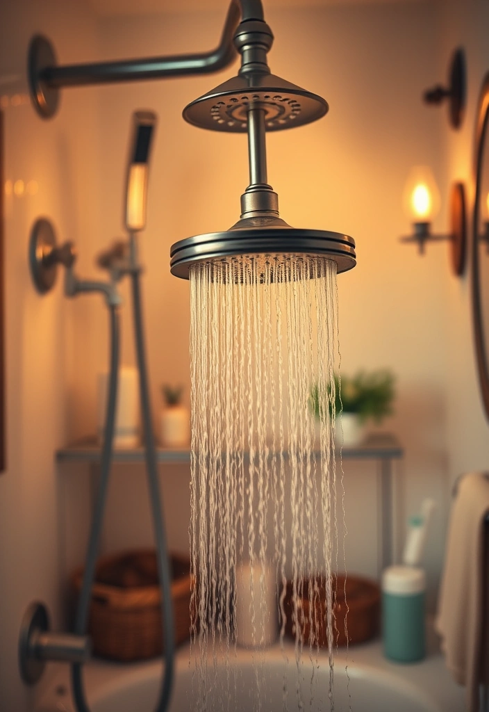 25 Moody Vintage Bathroom Decor Ideas That'll Transform Your Space! - 18. Vintage Style Shower Head