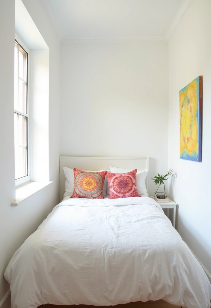 28 Best Paint Colors for Small Bedrooms That'll Make Your Space Feel Bigger! - 3. Crisp White