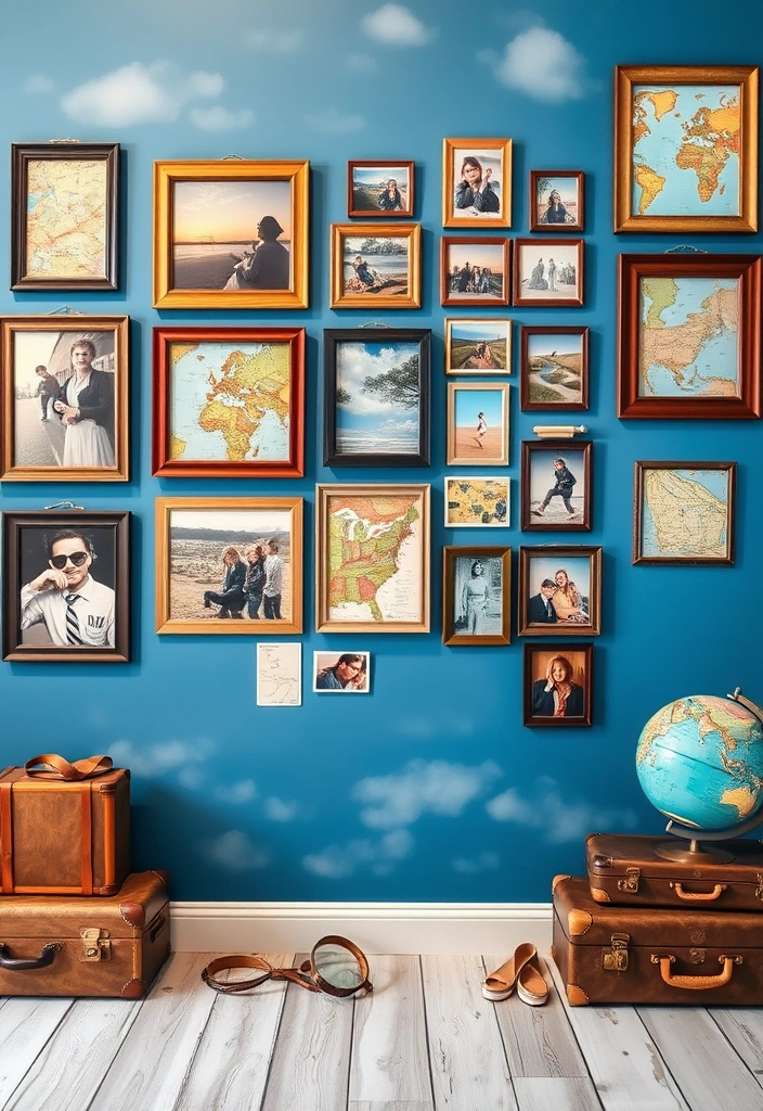 21 Inspiring Photo Wall Ideas That Will Transform Your Space! - 4. The Thematic Story