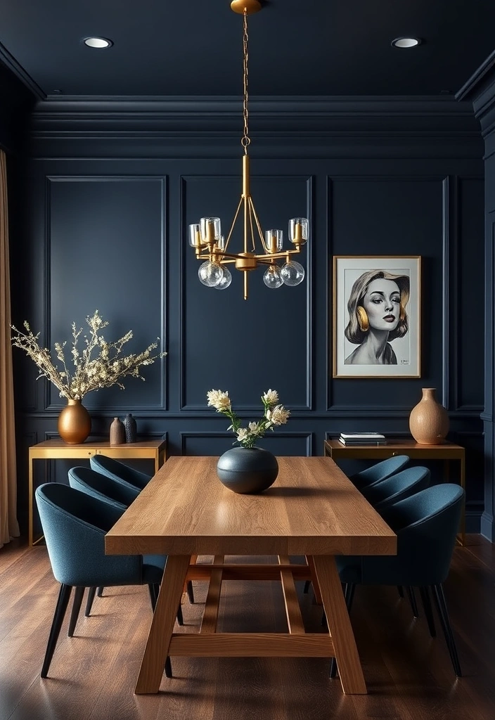 27 Stunning Paint Colors for Your Whole House That You’ll Absolutely Love! - 2. Deep Navy Blue