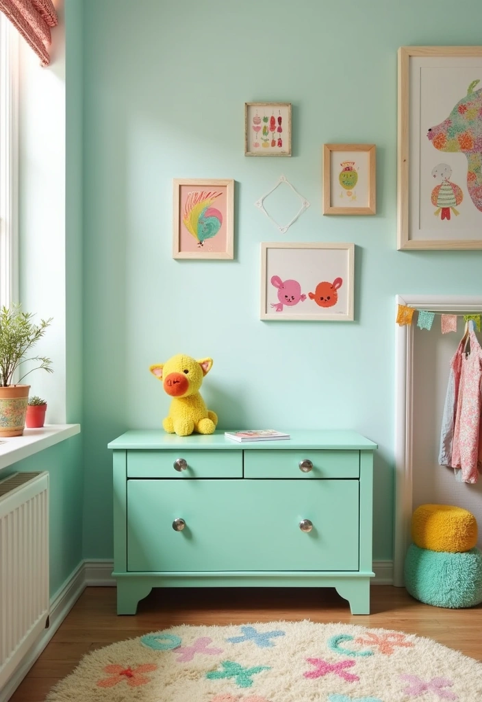 23 Best Paint Colors for Furniture That Will Transform Your Space! - 11. Fresh Mint Green