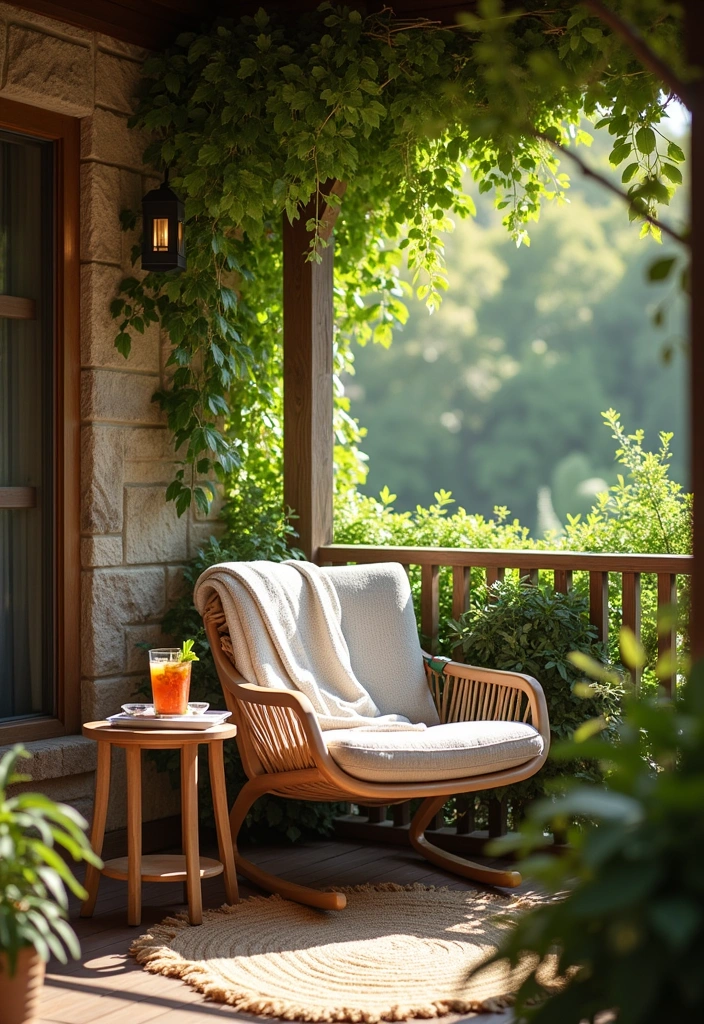 25 Cozy Reading Nook Ideas That'll Make You Want to Curl Up with a Book! - 10. Outdoor Reading Retreat