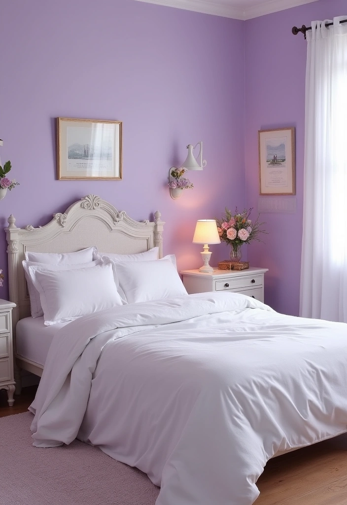 26 Best Modern Farmhouse Paint Colors That Will Transform Your Space! - 17. Lavender: A Touch of Whimsy