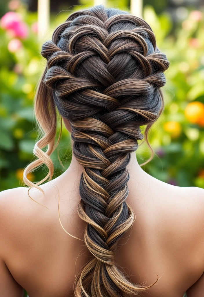 15 Fashionable Tucked Hairstyles That Will Turn Heads Everywhere! - 11. Tucked Waterfall Braid