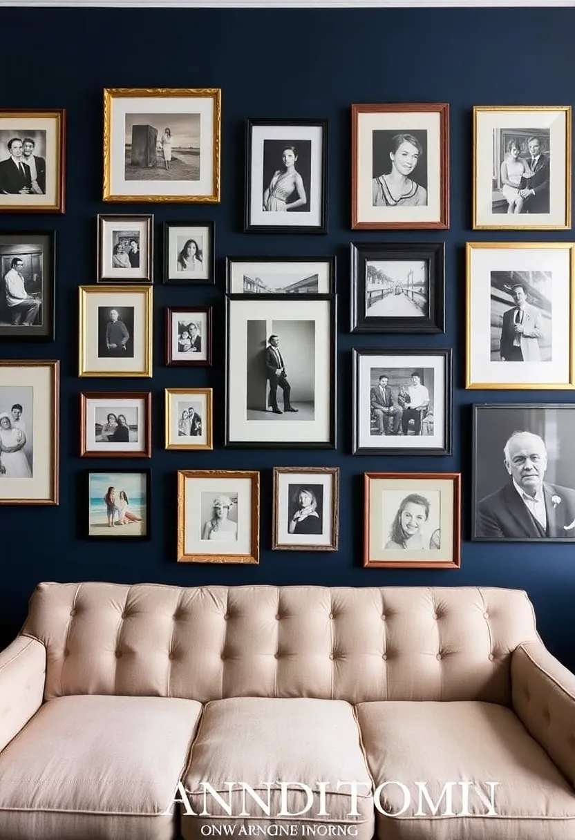 21 Inspiring Photo Wall Ideas That Will Transform Your Space! - 7. The Artistic Gallery