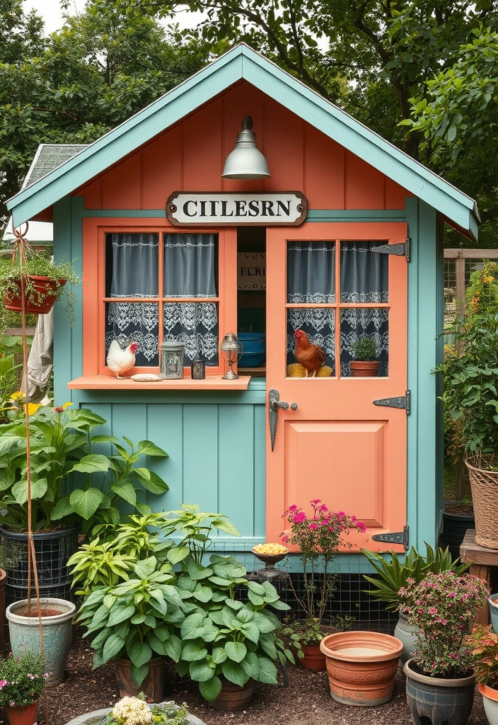 21 Eggcellent Inside Chicken Coop Designs for the Feathery Bunch - 11. The Vintage Chic Coop