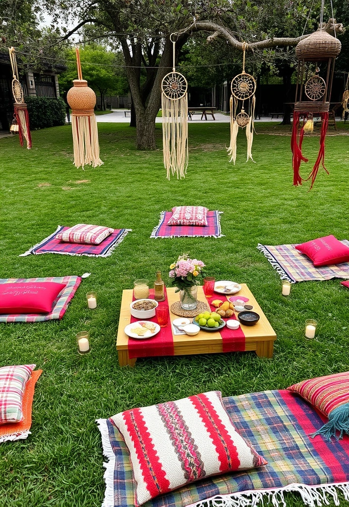 20 Al Fresco Dining Setups That Will Transform Your Backyard into a Culinary Paradise! - 4. Bohemian Bliss