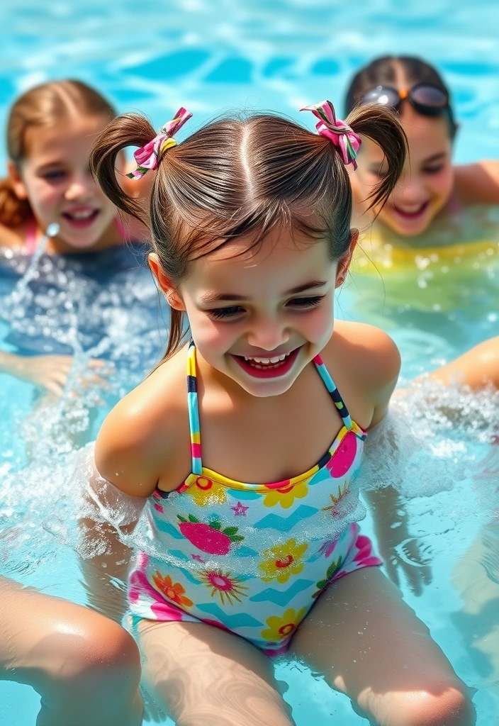 23 Trendy Waterpark Hairstyles That Will Make a Splash This Summer! - 13. Twisted Pigtails