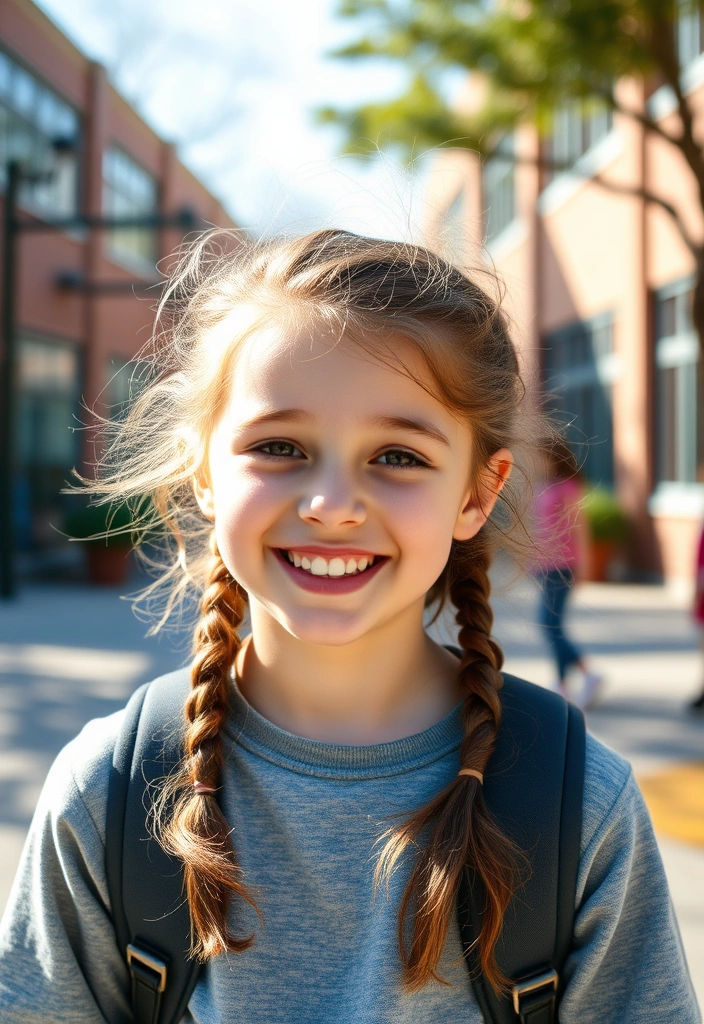 21 Back-to-School Hairstyles That Will Make You the Trendsetter of the Year! - 4. Half-Up, Half-Down Twist