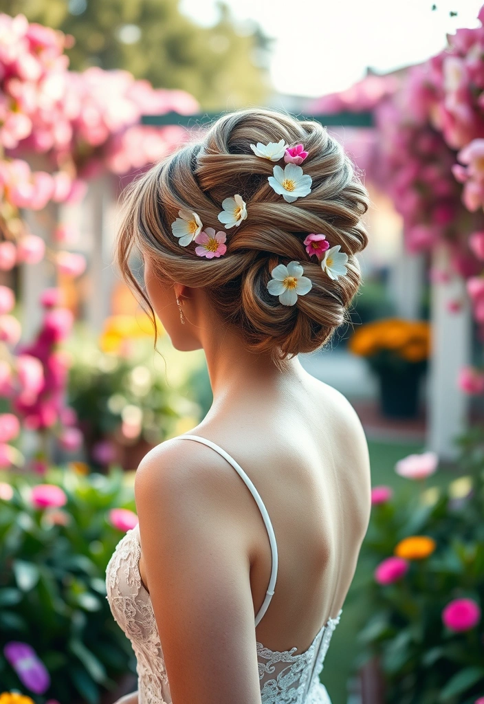 30 Playful Curly Hair Ideas That'll Make Everyone Envy Your Curls! - 8. Twisted Updo