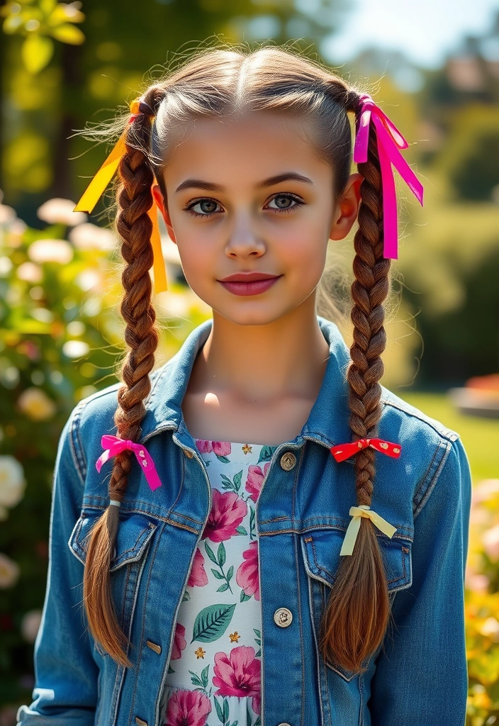 21 Funky Rope Braid Hairstyles That Will Turn Heads (You Won't Believe #9!) - 1. Double Rope Braid Pigtails