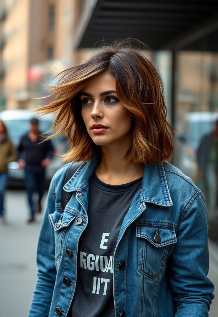 21 Gorgeous Hairstyles for Medium Length Hair That Will Turn Heads! - 4. Textured Lob