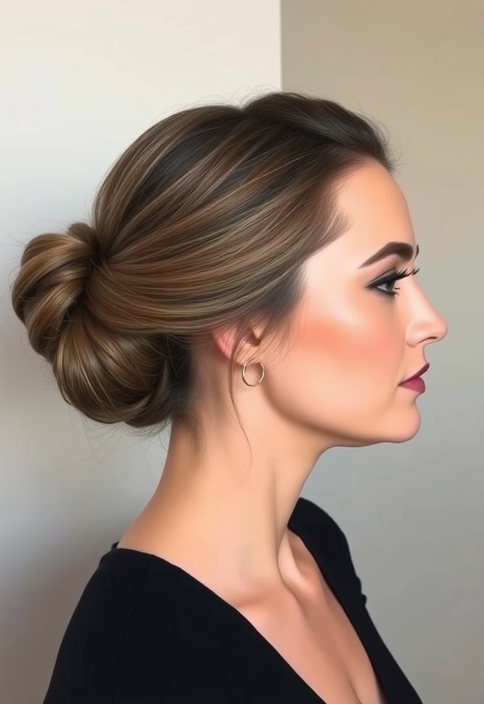 15 Retro 90’s Hairstyles for Fine Hair That'll Make You Want to Grab Your Scrunchie! - 8. The Sleek Low Bun