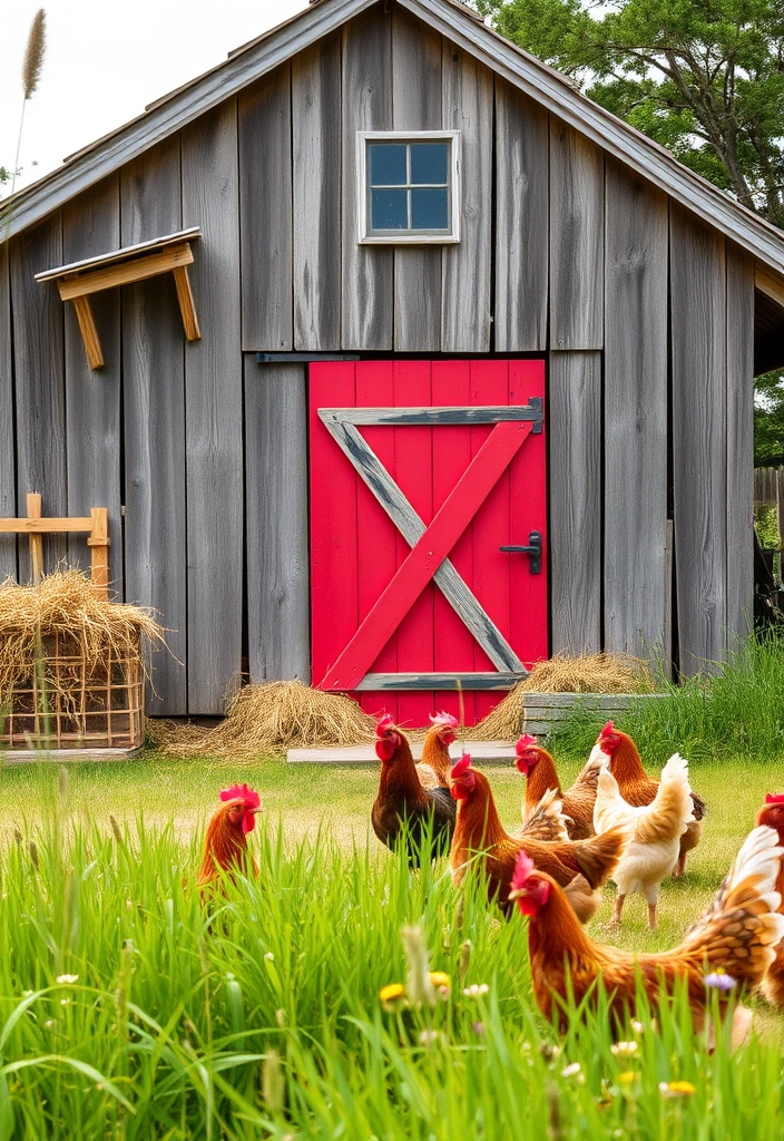 21 Eggcellent Inside Chicken Coop Designs for the Feathery Bunch - 1. The Rustic Barn Coop