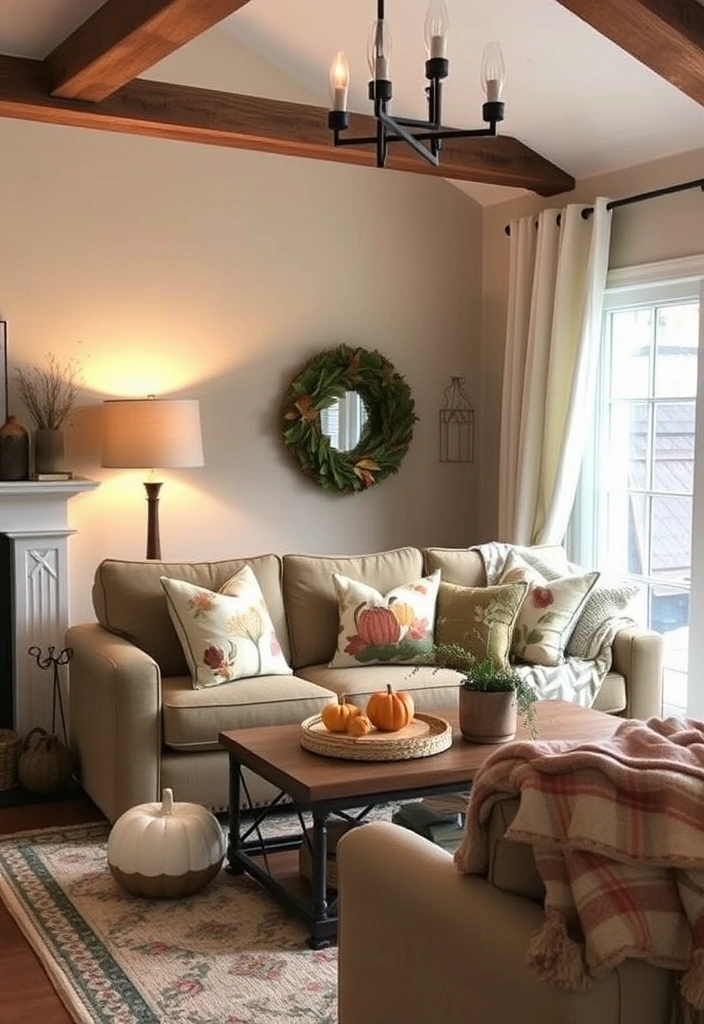 24 Enchanting British Cottage Interior Ideas That Will Make You Swoon! - 24. Seasonal Decor Swaps