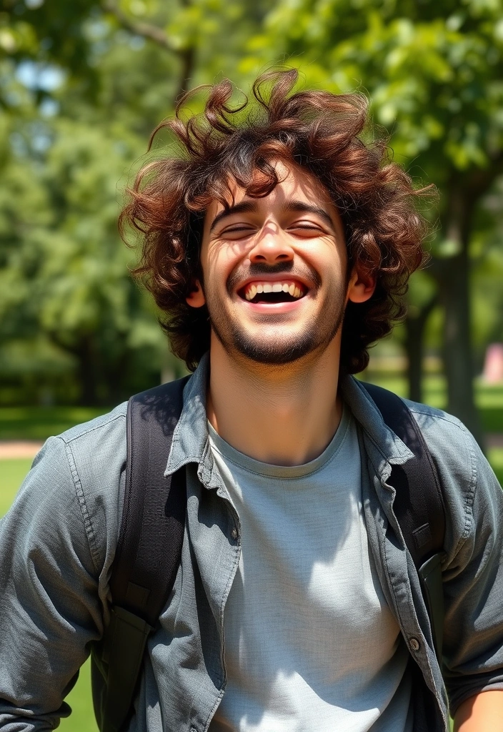 24 Iconic Curly Hair Ideas for Men That'll Make You the Center of Attention! - 3. The Messy Curly Look