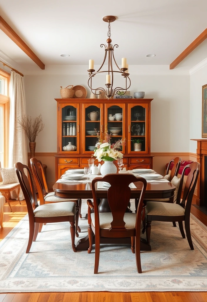 24 Organic Modern Dining Room Ideas That Will Transform Your Space! - 19. Warm Wood Finishes