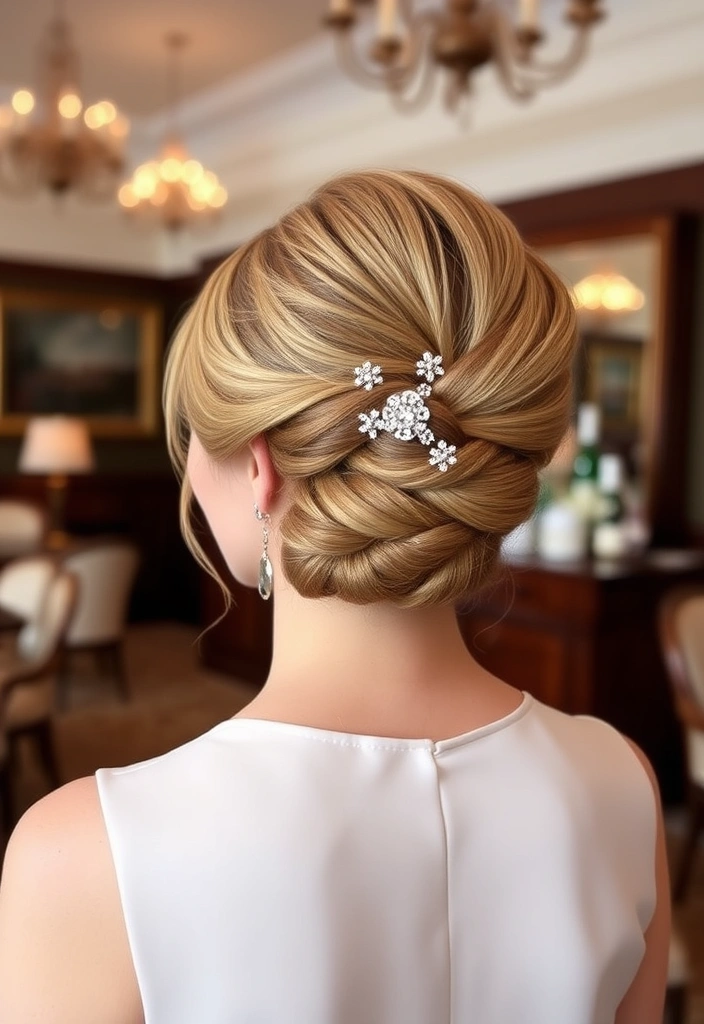 22 Stunning Hairstyles for Bridesmaids That Will Steal the Show! - 13. Classic French Twist