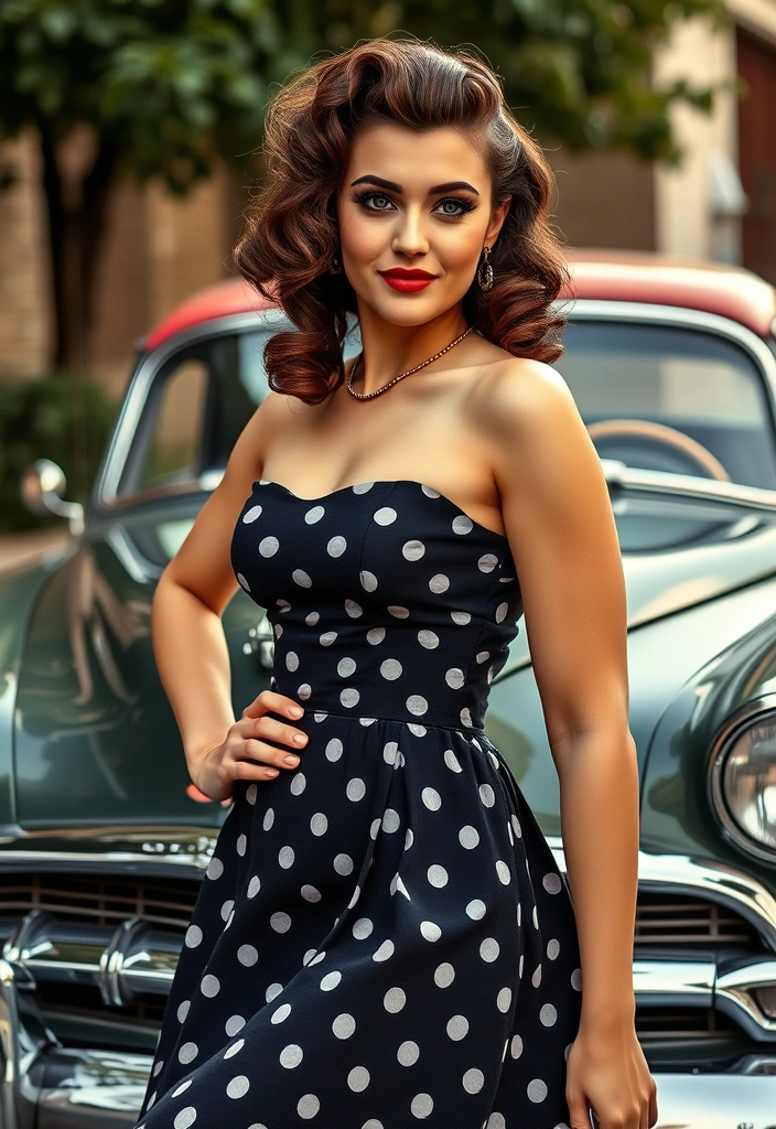 21 Back-to-School Hairstyles That Will Make You the Trendsetter of the Year! - 11. Vintage Pin-Up Curls