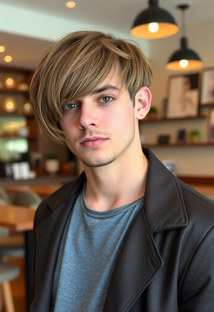 15 Short Flow Haircuts for Men That Will Turn Heads Everywhere! - 15. The Modern Bowl Cut Flow