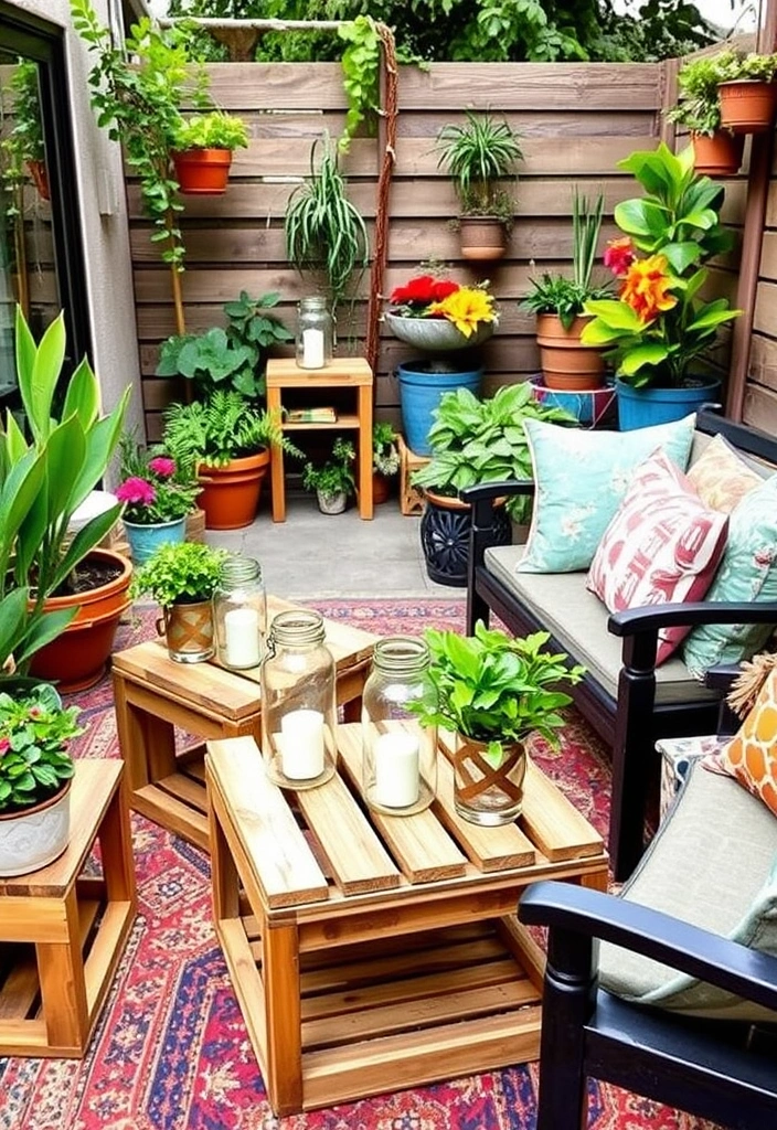 20 Stunning Back Patio Ideas on a Budget That Will Transform Your Outdoor Space! - 8. Upcycled Decor Pieces