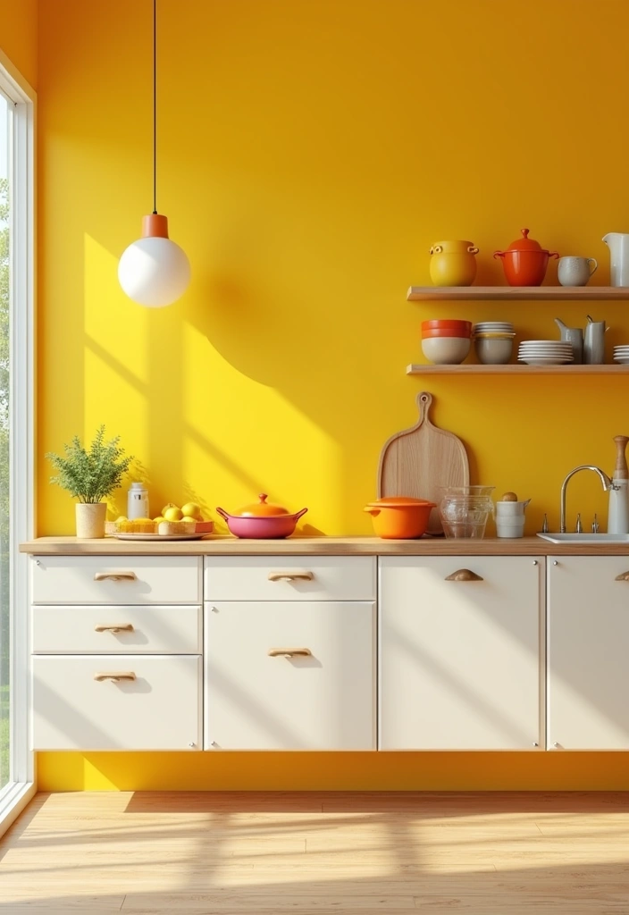 22 Best Paint Colors for Interior Walls That Will Transform Your Space! - 22. Radiant Yellow: Sunshine in a Room