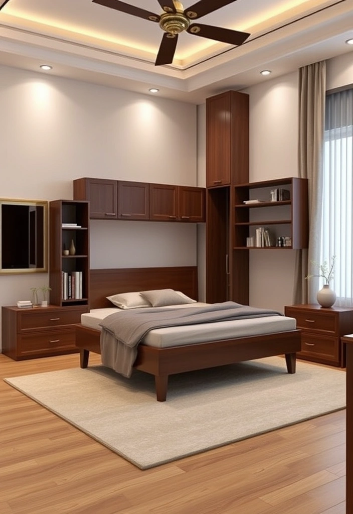 25 Trendy Bedroom Ideas For Men That Will Transform Your Space! - 17. Customizable Modular Furniture