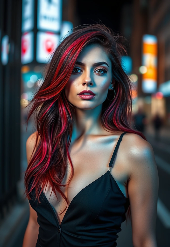 20 Bright Sun-Kissed Brunette Hair Ideas That Will Leave You Breathless! - 19. Brunette with Bold Red Undertones