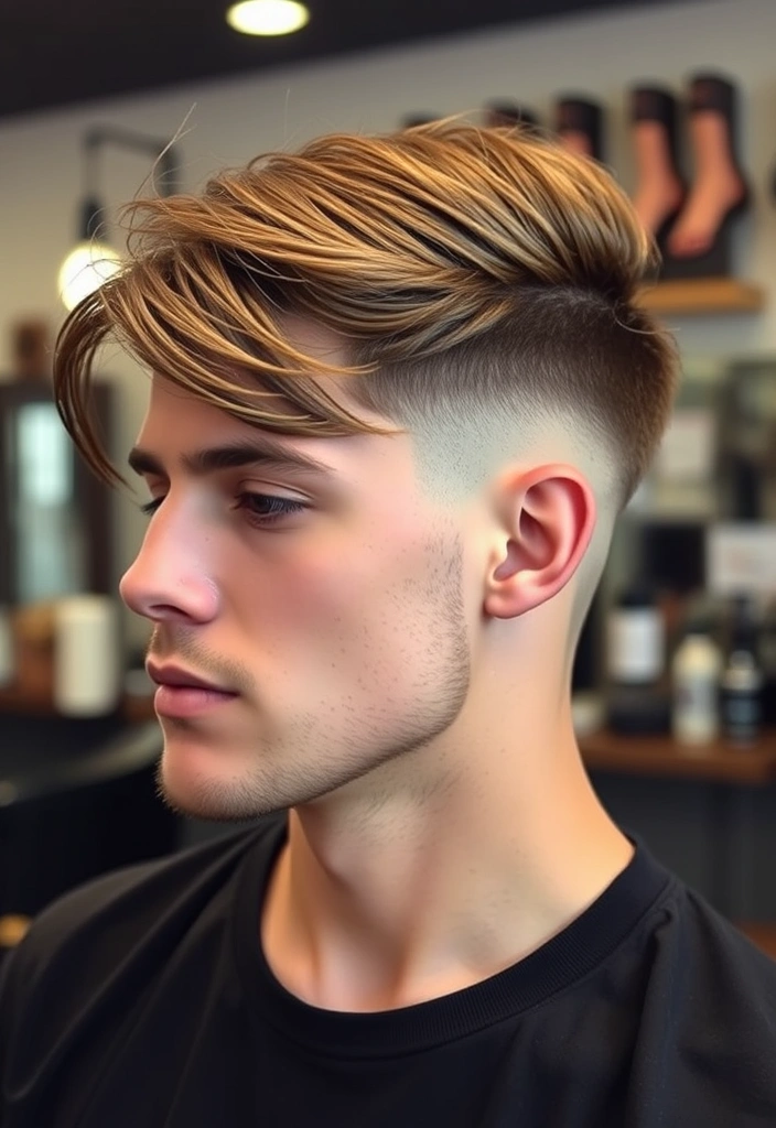 15 Short Flow Haircuts for Men That Will Turn Heads Everywhere! - 2. The Classic Fade with Flow