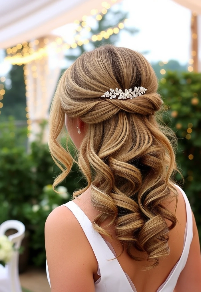 22 Stunning Hairstyles for Bridesmaids That Will Steal the Show! - 6. Half-Up, Half-Down