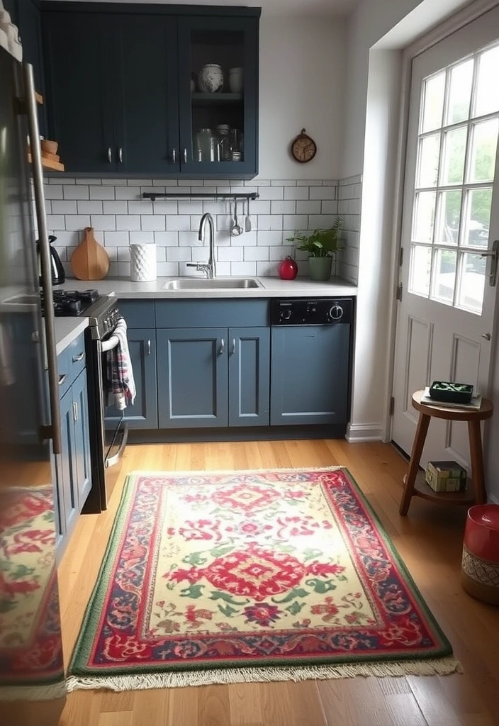 20 Clever Small Kitchen Ideas That Will Maximize Your Space Like Never Before! - 19. Stylish Rugs